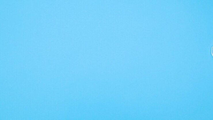Prevenzione COVID-19 appare e scompare da un tema blu. Stop motion