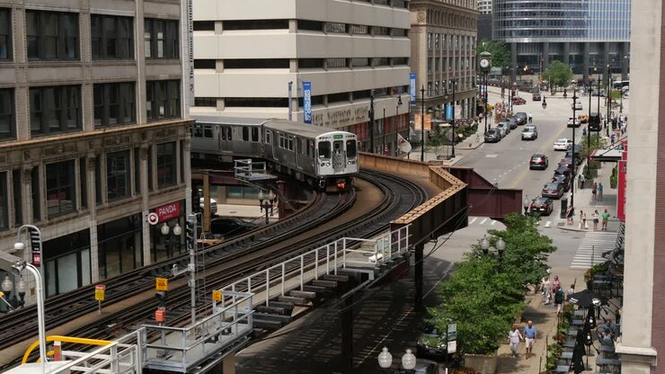 Chicago Scene Wide Shot