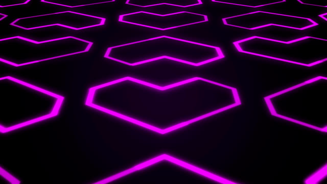 발렌타인 데이의 애니메이션 모양과 입자를 특징으로 하는 심장 배경 모션 그래픽.