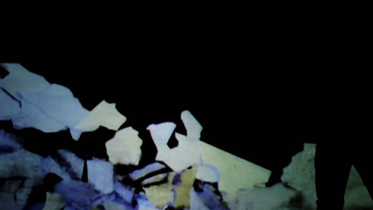 Silhouettes Against Abstract Backgrounds