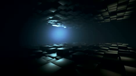 4k abstract cubic background.