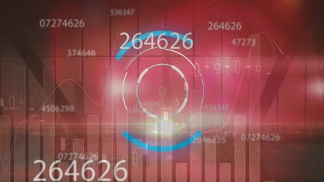 Mehrere-Wechselnde-Zahlen-Und-Rundscanner-Gegen-Statistische-Datenverarbeitung