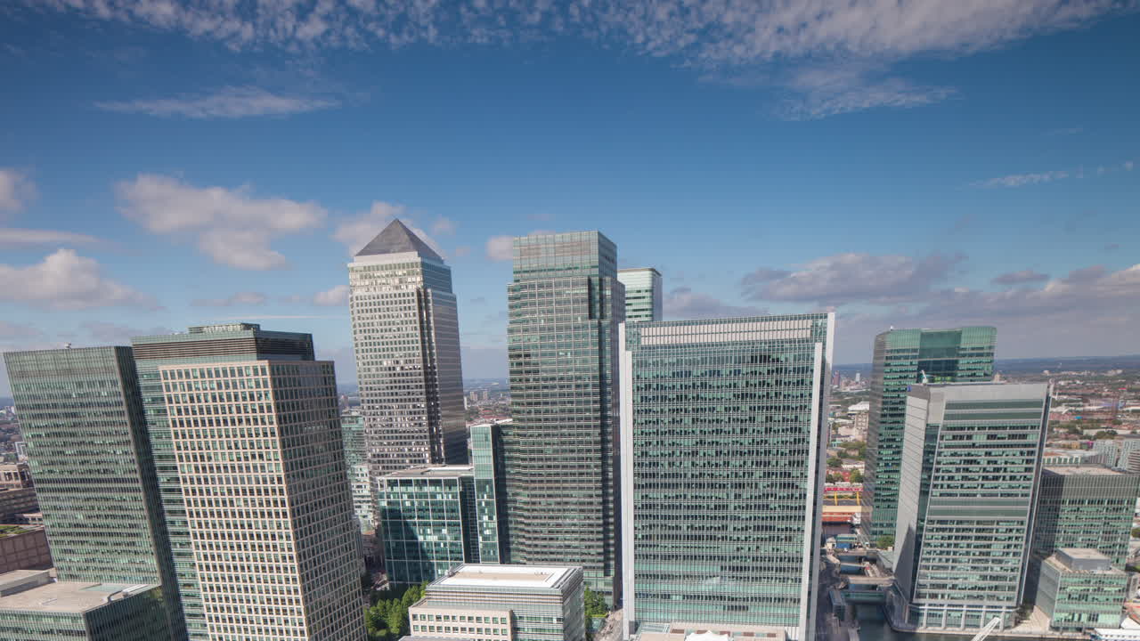 도크 랜드 고층 빌딩 긴 4k 02