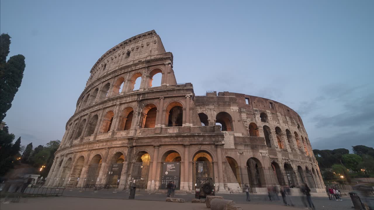 Colosseum in Rome at Dawn/Dusk