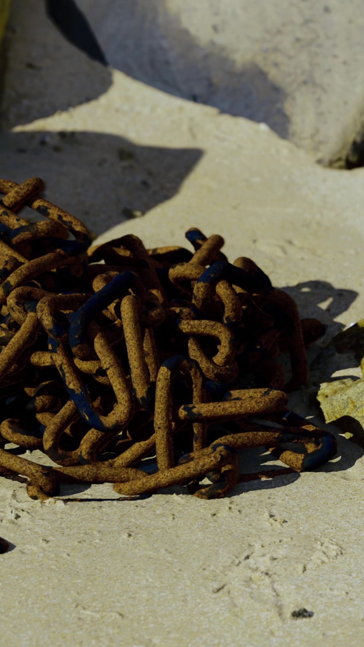 Raccolta di materiali naturali da una località sabbiosa per l'artigianato o la ricerca.