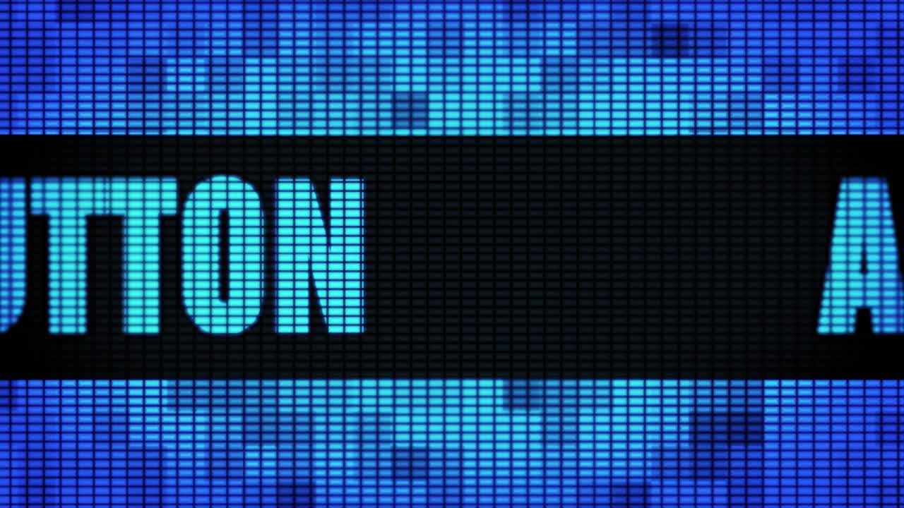 Digital Display Showing Buttons