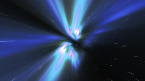 time and space travel through a vortex wormhole