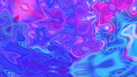 fondo de animación líquida de color agua azul y rosa abstracto. animación ondulada de color agua ondulada.