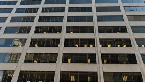 modern building reflected in office building windows