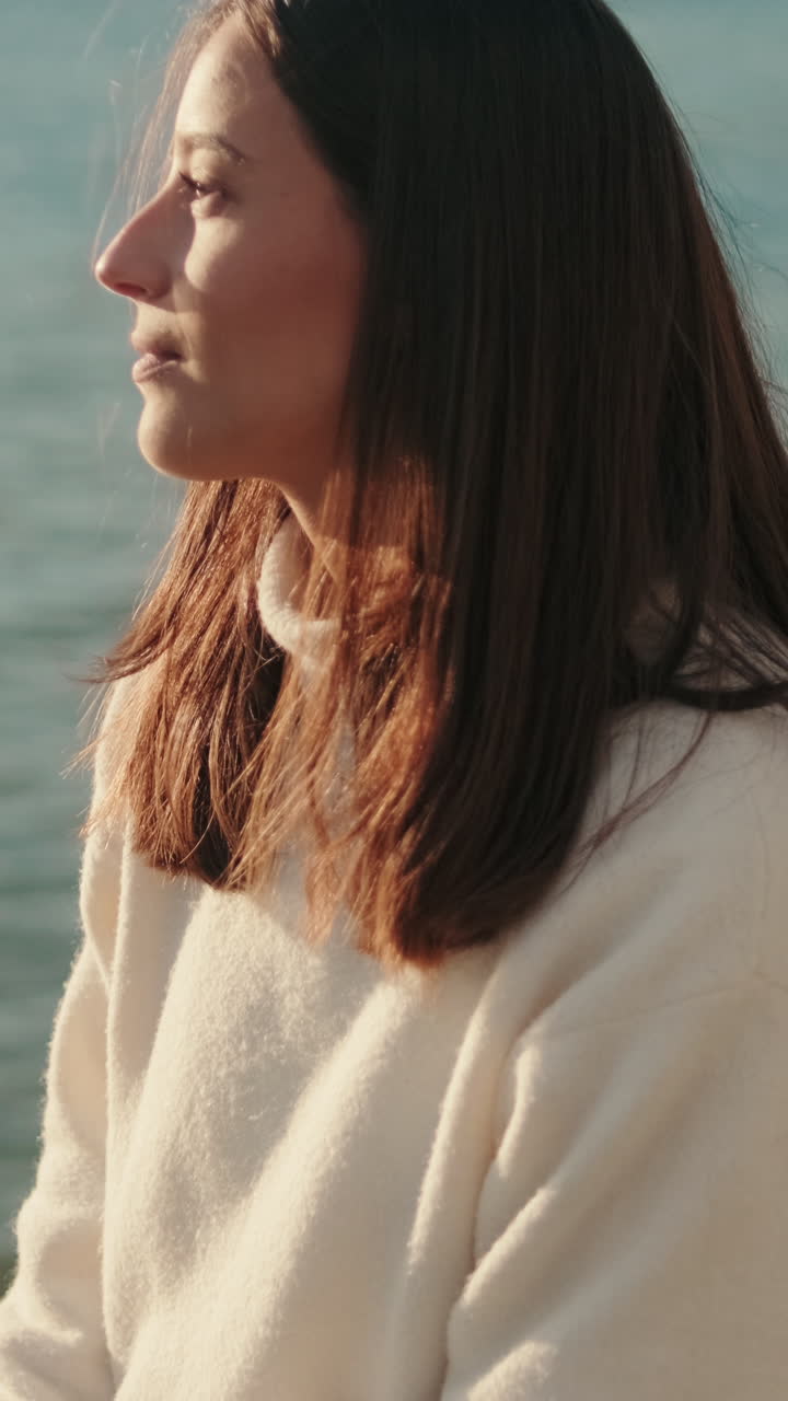 Woman near the Guadalquivir River in Seville