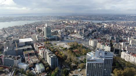 vista aérea de la ciudad de estambul