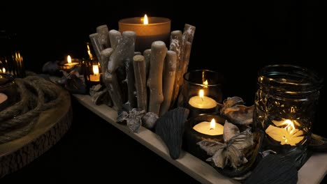 producto shoot de unas velas