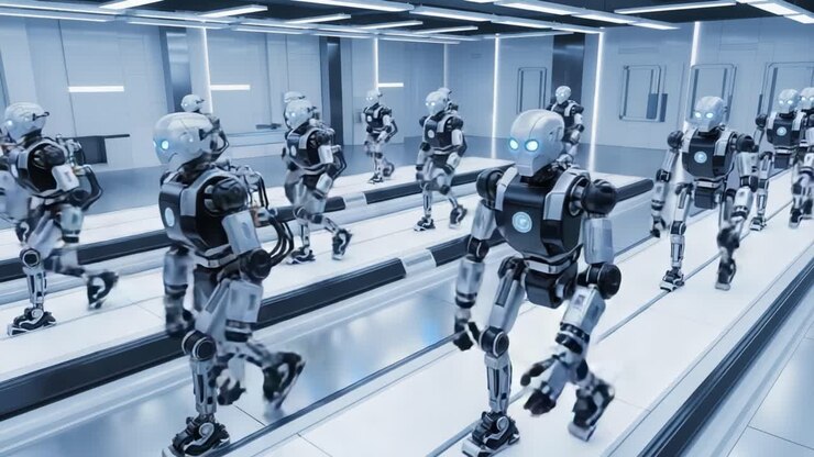 Futuristic Robots in a High-Tech Environment: Examining the Evolution of Robotics and Their Role in Advanced Manufacturing and Automation Processes