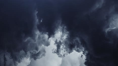 thunderstorm , dark cumulonimbus clouds in the sky 4k