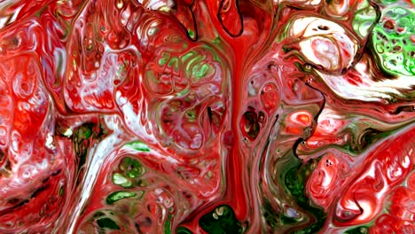 abstract colorful food paint ink explode chaos spread in water