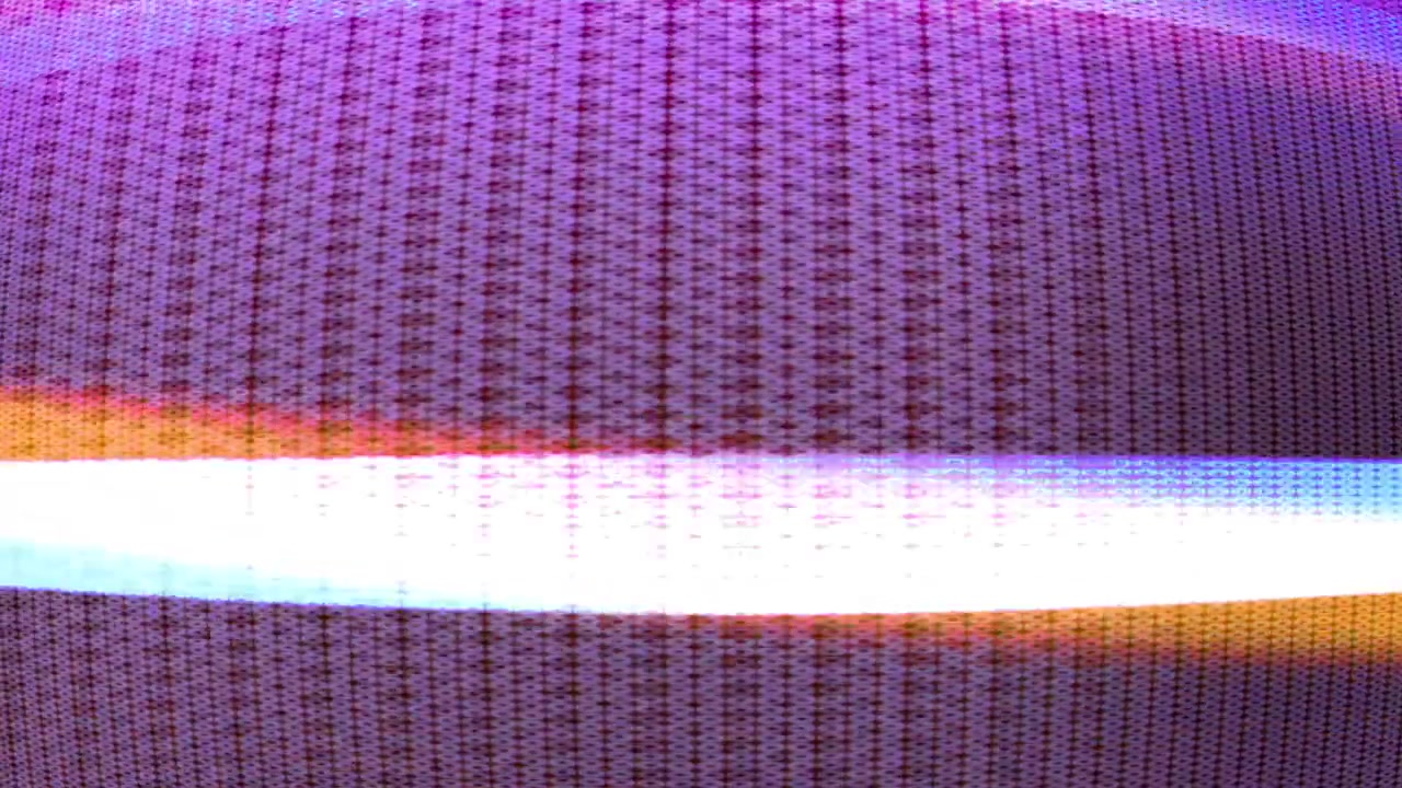 Effetto Glitch Digitale Astratto con Motivi di Luce Rosa e Blu