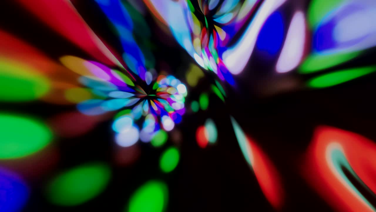 movimiento abstracto, colorido y suave infinito o bucle sin costuras.