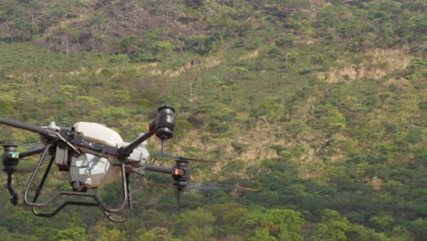 dji crop spraying drone preparing to spray