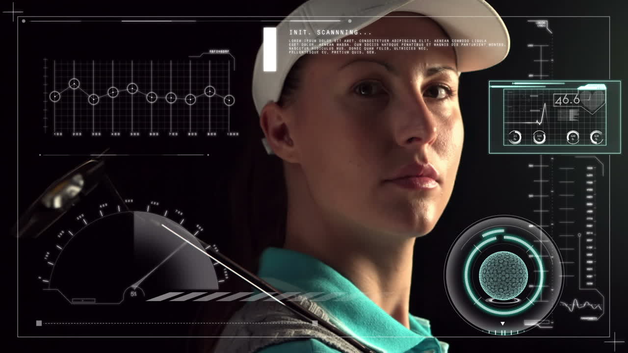 Portrait of a athlete woman