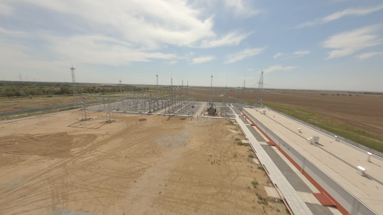 Electrical Substation Construction Site