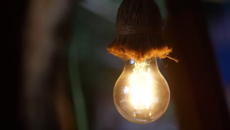 rustic edison bulb hanging light