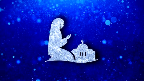 islamic dua namaz praying icon