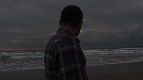 beach with a leisurely walking