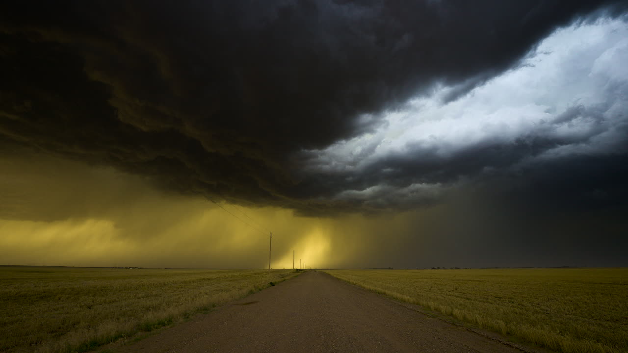Stormy Landscape with a Rural Road