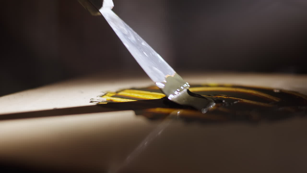 Painting with palette knife