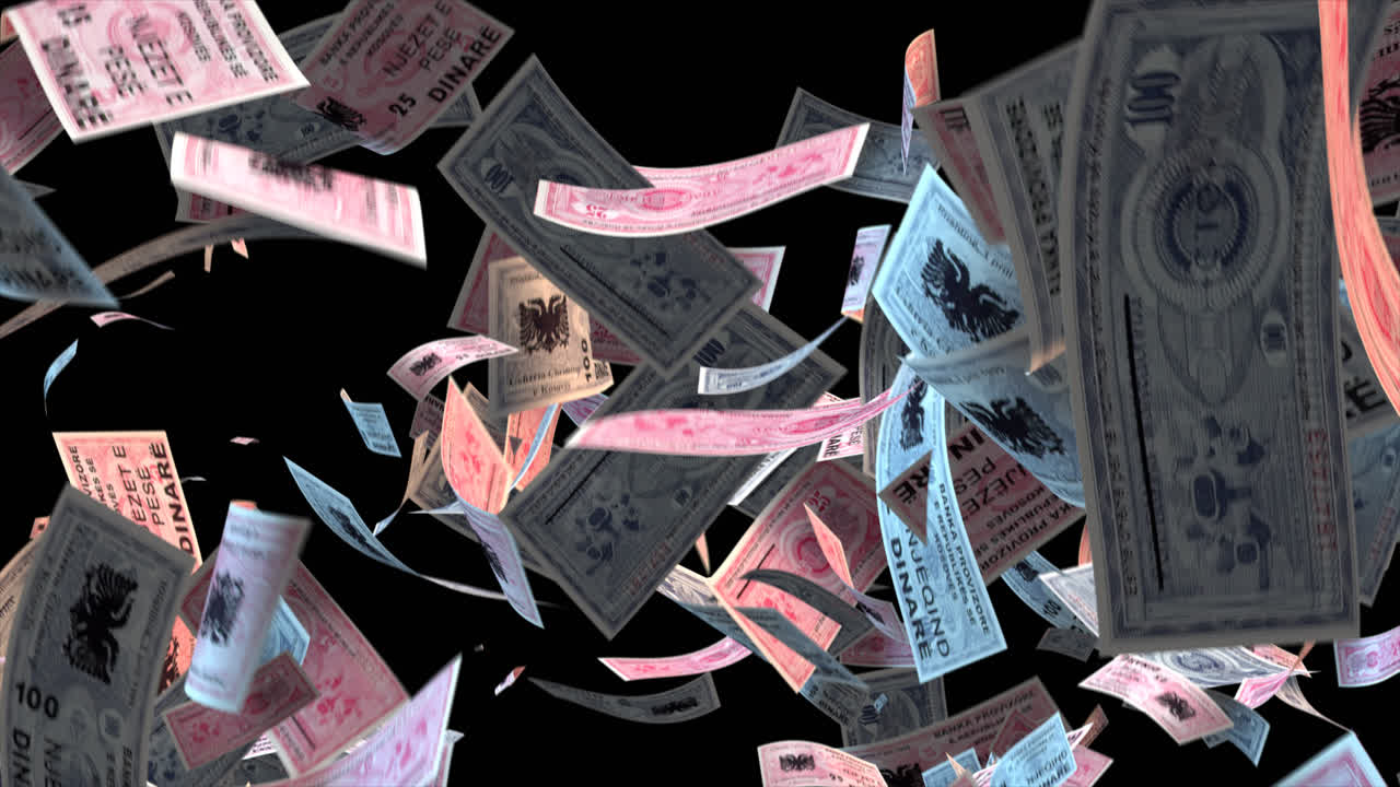 떨어지는 유고슬라비아 디나르