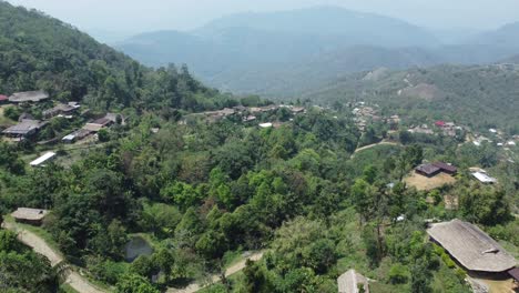 Drone-video-shot-of-hilly-areas-of-Nagaland