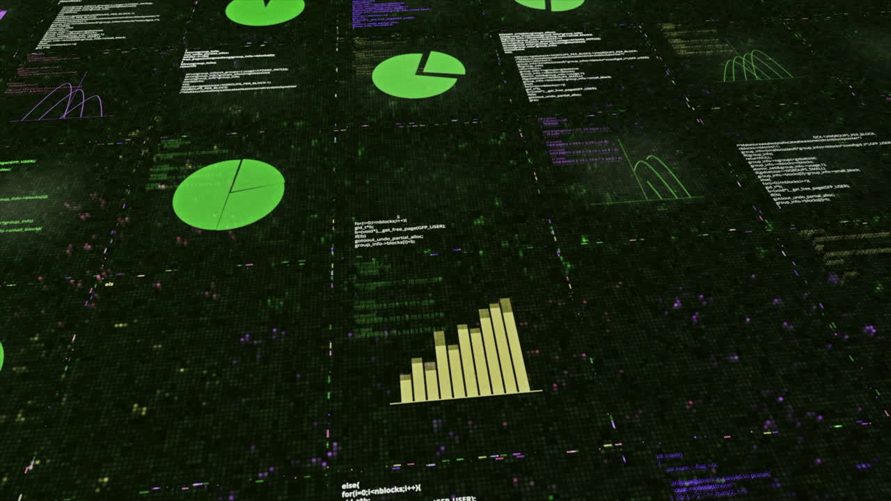 visualización de datos abstractos con gráficos y código