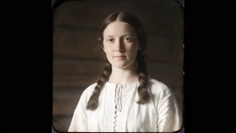 portrait of a woman with braids