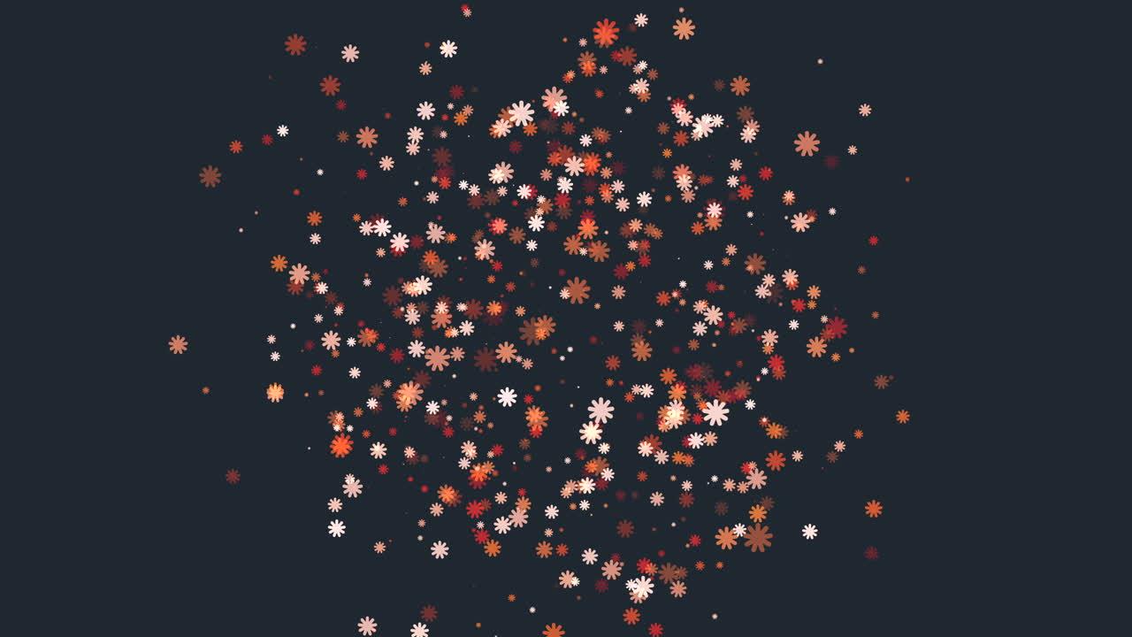 나선형 모양 의 다채로운 회전 하는 점 들 - 활기찬 디자인 요소