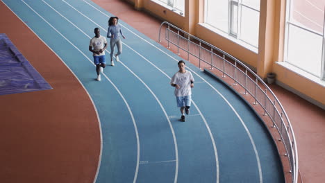 Young-people-running-indoors