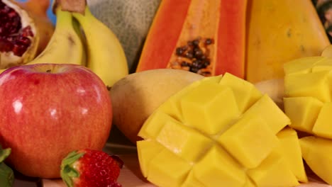 a vibrant assortment of various fresh fruits