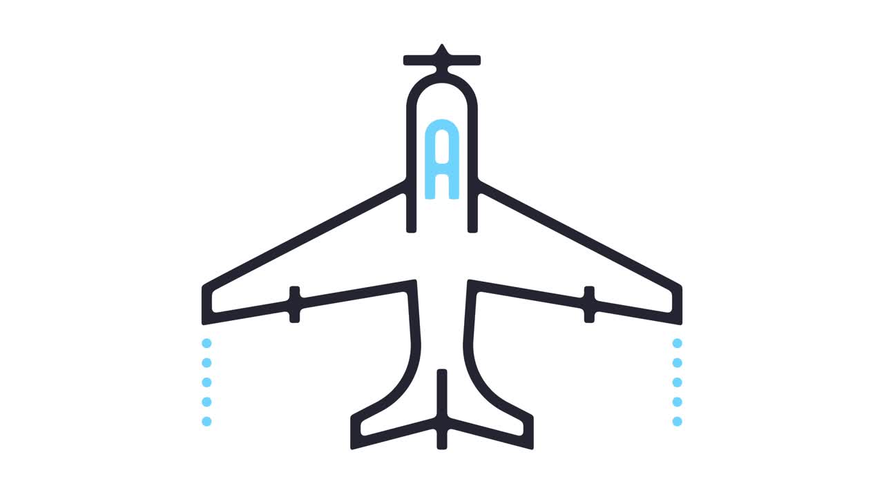 animación del icono de entrenamiento de vuelo