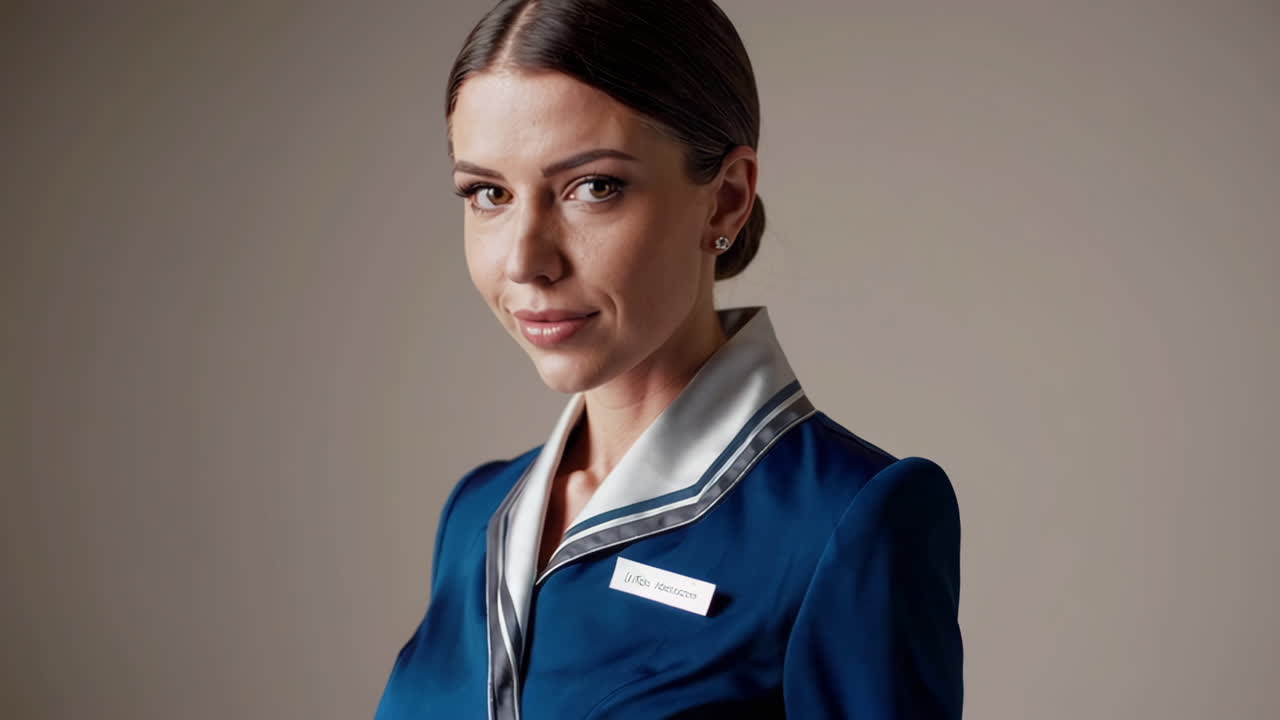 Professional Woman in Uniform