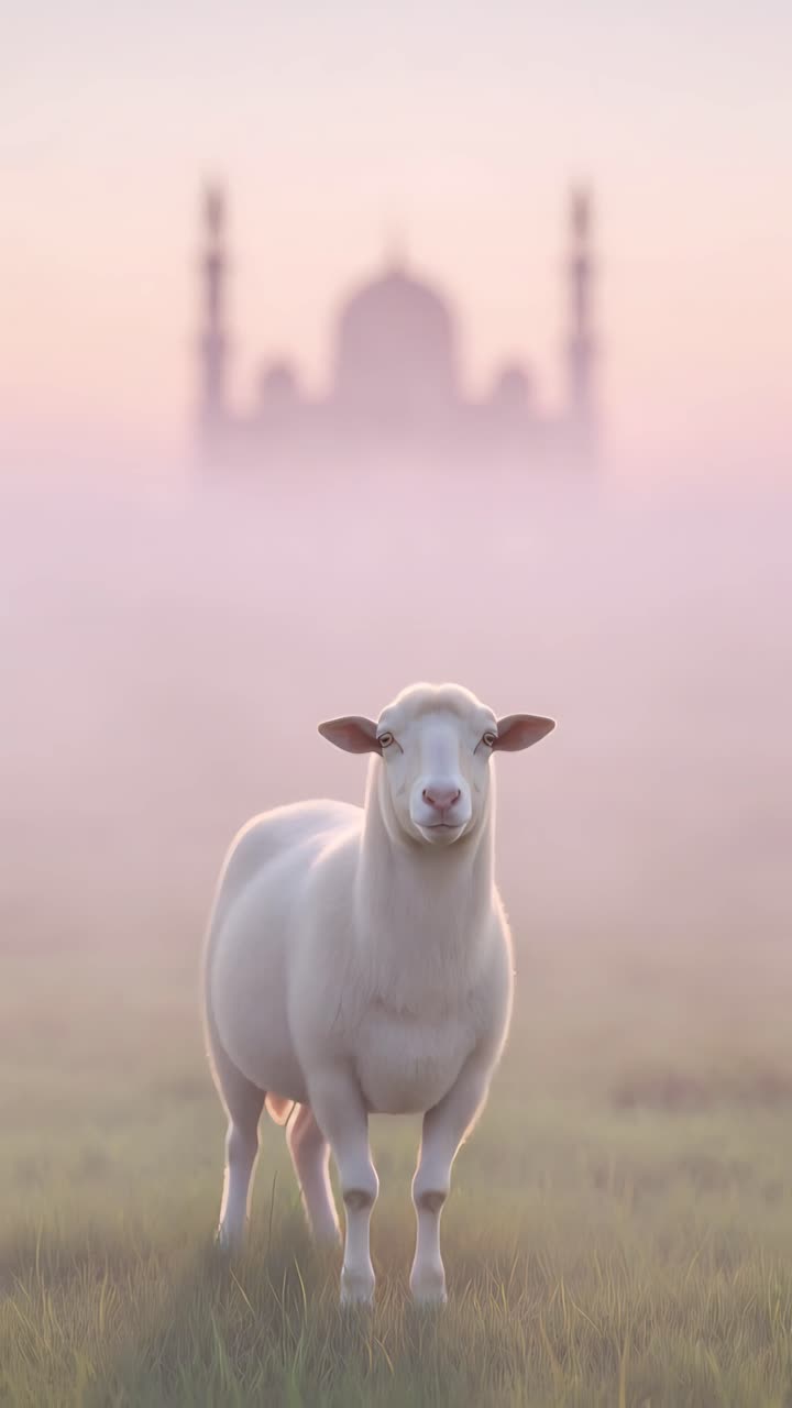 Eid al-Adha Moschea Sfondo islamico 4K