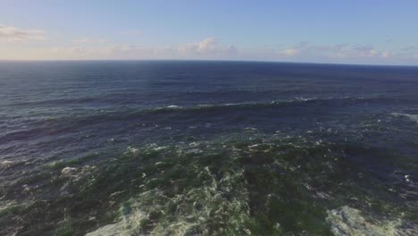 big waves at the most south western point of europe, cabo de são vicente and sagres in the algarve, portugal