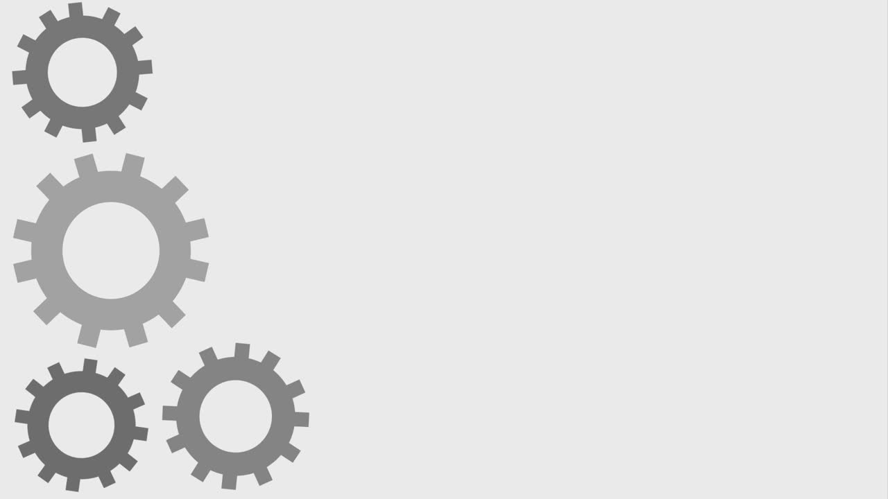 iconos de giro de engranajes