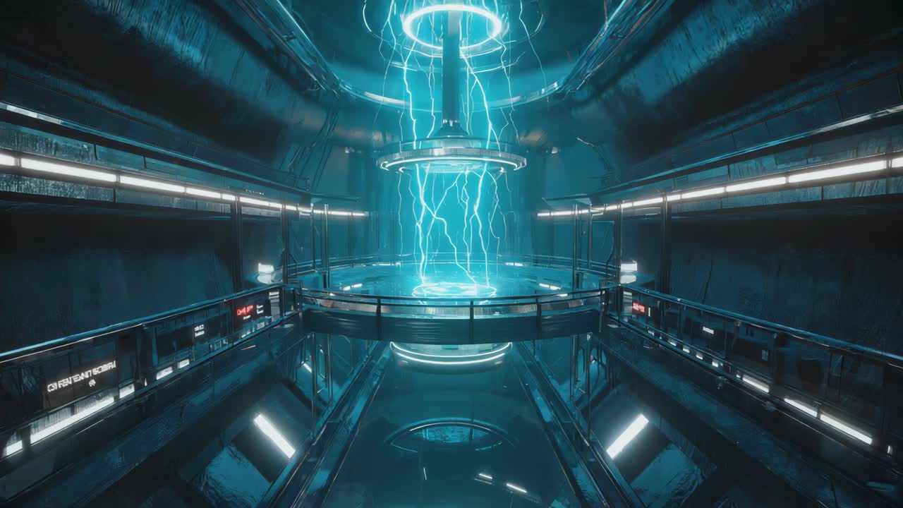 Futuristic Sci-Fi Technology Interior