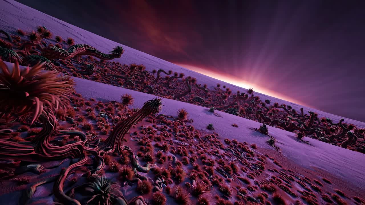 Alien Desert Sunrise/Sunset