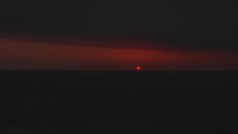 a timelapse of the sunset