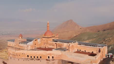 ishak pasha palace in agri city, eastern turkey