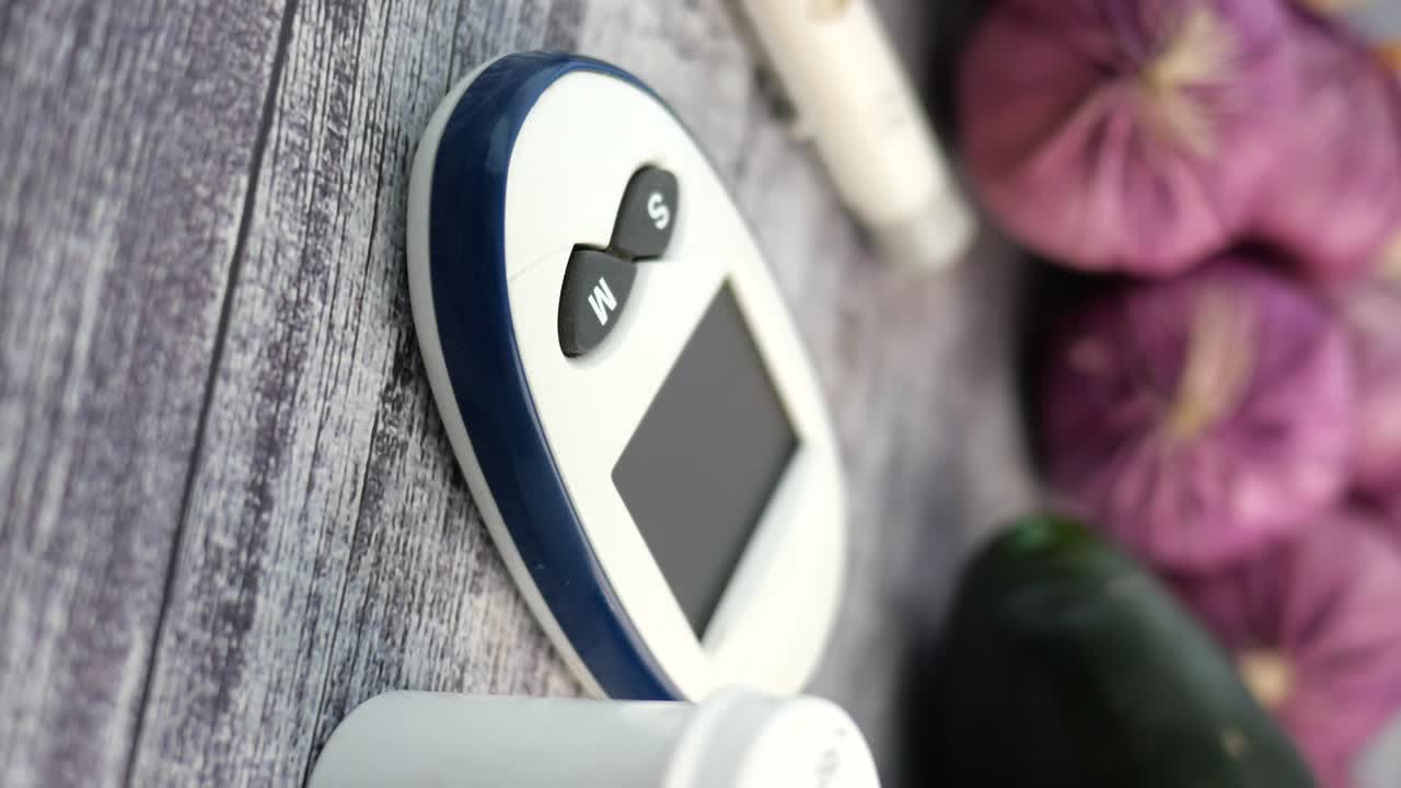 Glucometer and Healthy Foods