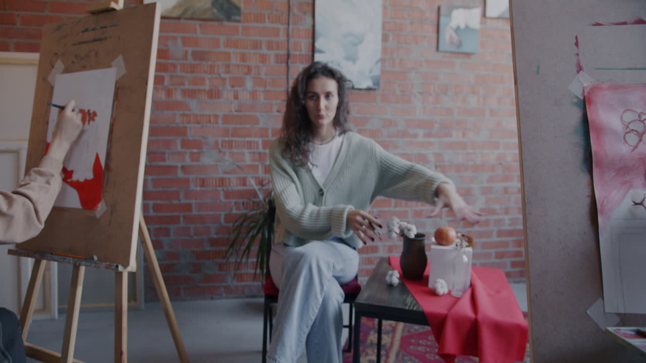 Art Students in Studio