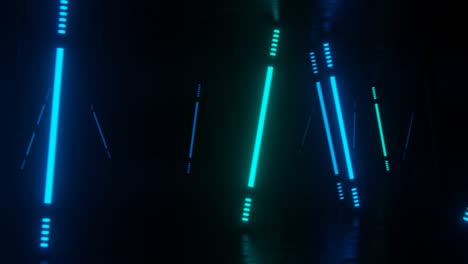bucle de animación de fondo de las varas de luz azul