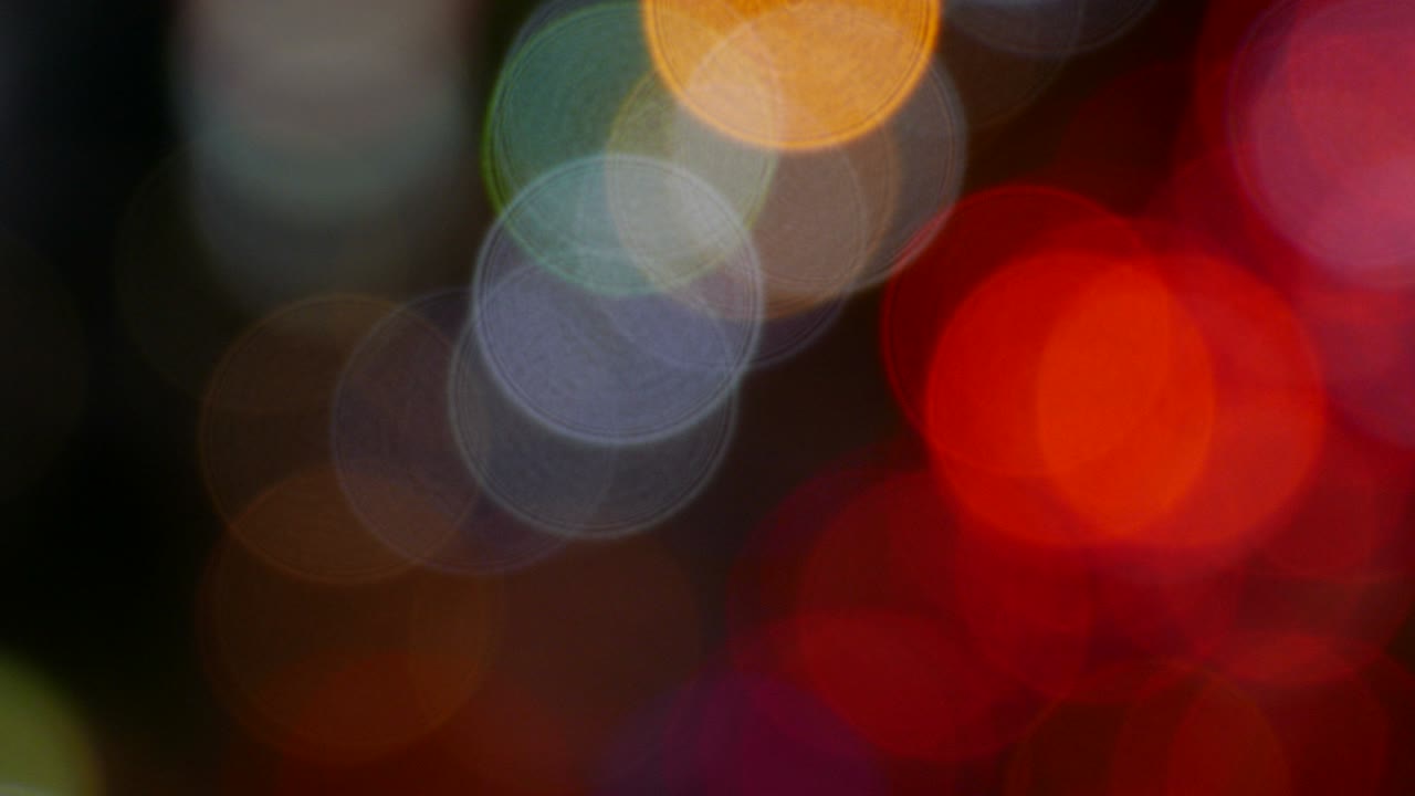 las luces de fondo de bokeh.