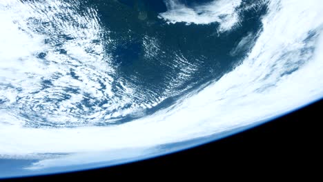 la tierra vista desde el espacio. imágenes de dominio público de la nasa